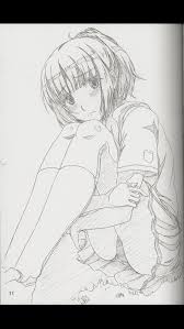 Embarrassed School Girl Drawings Female Sketch Male Sketch