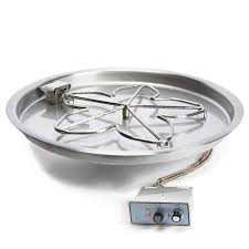 All csa safety certified fire pit kits are available for natural gas and propane and come with the following: Hearth Products Controls Hpc Push Button Flame Sensing Fire Pit Burner Kit Penta37fppk Flex Lp 37 Inch Bowl Pan Propane Gas Ul Listed Buy Online In Antigua And Barbuda At Antigua Desertcart Com Productid 61581729