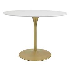 Shop wayfair for all the best gold pedestal kitchen & dining tables. Orren Ellis Miele Dining Table Base Color Gold Dining Table Bases Dining Table In Kitchen Modern Dining Table