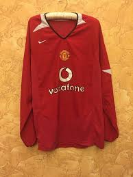 Manchester United Manutd Home Jersey Vintage Shirt Voda
