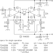 Tda7050 low voltage mono/stereo power amplifier. A Paul Kemble Web Page Ics And Modules