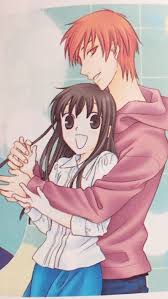 That Smile Aaah My Babies Kyo And Tohru Fruits Basket Anime Fruits Basket Kyo Fruits Basket Manga