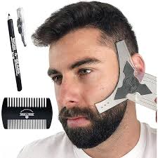 Megan Beard shaping tool,5 piece set beard shaper