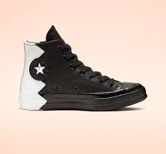 Black And White Chucks High Tops Chuck 70 Mission V High Top Converse Black White Top Leather Shoes Converse Chucks