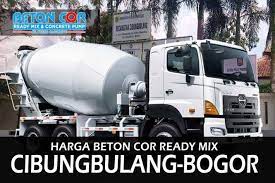 Mobil truk mix dengan ukuran standar. Harga Beton Cor Ready Mix Cibungbulang Bogor Terbaru 2021 Ready Mix