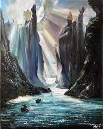 Anárion was the youngest son of elendil, the high king of gondor and arnor. The Argonath Malerei Von Aleks Filatova Artmajeur