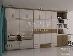 Lemari jenis ini termasuk lemari minimalis yang modern dan berkesan elegan. Lemari Pintu Sliding Cermin Kombinasi Warna Project Karawaci Kitchen Set Minimalis Lemari Pakaian Custom Hpl Duco Dan Laker Terbaik