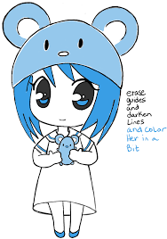 In this guide, we will take a close look into having a cute looking outfit, cute looking colors, and cute accessories (like teddy bears or others) also emphasize the cuteness of an anime girl. How To Draw A Chibi Girl With Cute Mouse Hat Easy Step By Step Drawing Tutorial How To Draw Step By Step Drawing Tutorials