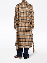 Burberry Reissued Vintage Check Dressing Gown Coat 796 Buy Online Mobile Friendly Fast Delivery