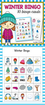 Animal Printable Bingo Cards For Kids Winter Bingo Game Winter Activities For Kindergarten Printable Games For Kids Bingo Cards Bingo For Kids