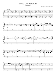 Henry, a retired cartoonist, returns to his old studio after receiving a message from his fri. Build Our Machine Sheet Music For Piano Solo Download And Print In Pdf Or Midi Free Sheet Music For Bendy And The Ink Machine Remix By The Living Tombstone Rock