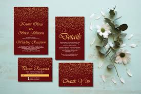 Gold Burgundy Wedding Invitation Printable Wedding Etsy Wedding Invitations Printable Templates Burgundy Wedding Invitations Discount Wedding Invitations