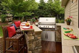 Outdoor Kitchen On Wooden Deck Google Search Outdoor Kitchen Grill Outdoor Kitchen Patio Deck Designs