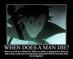 Unmatched in heaven, and earth; When Does A Man Die By Scythewielder13 On Deviantart Gurren Lagann Gurren Lagann Kamina Anime