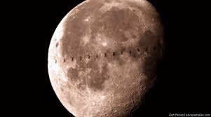 Image result for international space station through telescope