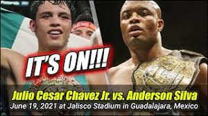 Abel mina kevin torres vs. Anderson Silva To Face Julio Cesar Chavez Jr In Boxing Silva Vs Chavez Jr Fightnoose Youtube