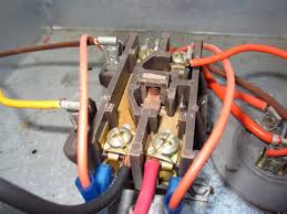 Heating unit tooka power surge and melted the wiring. Wiring Diagram For Ac Contactor Home Wiring Diagram
