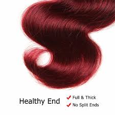 Clip in extensions as well as tape in and sew in. Brazilian Body Wave Hair Ombre Bundles 1 Pc 99j Bodywave Dark Red Hair Extensions 2 Tone 1b Burgundy Human Hair Bundles 1 Bundle 10 Ibeautistore Com