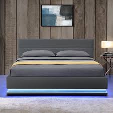 Sur rakuten, direction notre catégorie mobilier pour dénicher l'article de vos rêves parmi nos 29 références. Les Tendances Lit A Led Avec Coffre De Rangement Similicuir Gris Dina 140x190 Cm Lestendances Fr