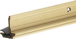 Frost King Ta80ga Aluminum Vinyl T Astragal 5 8 X 80 Brite Gold Amazon Com Vinyl Aluminum Gold