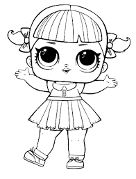 L.o.l surprise dolls are dolls that can spit,cry,pee, or change colors. Lol Surprise Dolls Coloring Pages Print Them For Free All The Series