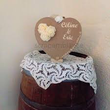 Panneau en bois, déco en macramé, attrape rêve. Urne Mariage Boheme Chic Urne Mariage Champetre Toile De Jute Dentelle Un Grand Marche