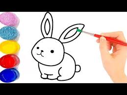 تعليم الرسم للاطفال تعلم رسم أرنب للاطفال رسم سهل جدا youtube in 2020 hand art drawing easy drawings drawings