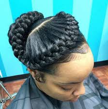 This simple braid style can be made easily without much effort. 55 Of The Most Stunning Styles Of The Goddess Braid