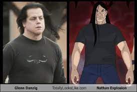 Glenn Danzig Totally Looks Like Nathan Explosion Totally Looks Like