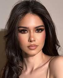 Black Hair Brown Eyebrows