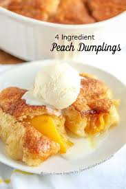20 Great Peach Recipes You Have To Try Peach Dumplings Peach Recipe Can Peaches Recipes