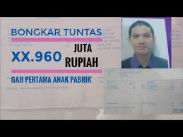 A company representative hid mail and a contact phone number. Cuaps Info Bongkar Slip Gaji Pemula Anak Pabrik Bisa Buat Beli Rumah Gajipemula Umrcikarang Youtube