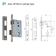 Exterior Doorlock Securitylock Mechanismyale Lock Turschliesser Ruchkizamki 27size58 55mmcylindertype Door Lock Security Security Locks Yale Locks