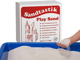 Clean, soft therapy play sand for indoor use in sand trays and sensory tables. Clean Sand 25 Lb Box At Lakeshore Learning