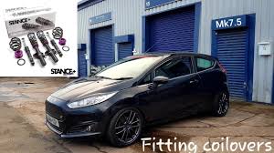 Genuine 17 ford fiesta mk7 8 zetec s st180 st alloy wheels and tyres grey Fitting Stance Coilovers To Ford Fiesta Mk7 5 Youtube