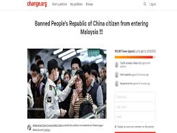 Maybe you would like to learn more about one of these? Koronavirus Petisyen Haramkan Pelancong China Datang Ke Malaysia