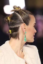 Braid the ponytail all the way down, and tie it off with a clear. 27 Ways To Tie Your Hair Back If It S Super Short Glamour Uk