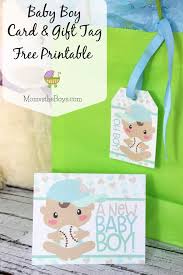 These free baby shower printables will help you create a wonderful looking baby shower for less. Baby Shower Gift Tags And Card Free Printable Mom Vs The Boys Printable Baby Shower Cards Free Gift Tags Baby Gift Tags