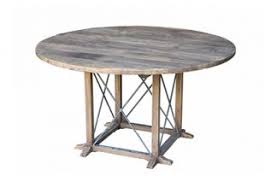 This set is finished in umber, with a fixed top. Hb Hudson Reclaimed Elm Parquet Top Dining Table Country Furniture Barn