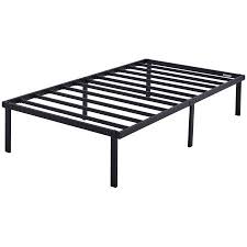 It has a pleasant country cottage ambiance that walmart wood bed frame. Mainstays 14 Heavy Duty Slat Bed Frame Black Steel Twin Walmart Com Bed Slats Black Steel Bed Frame