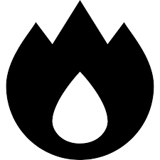 Black line firefighter helmet or fireman hat icon isolated on white background. Fire Station Icon 1