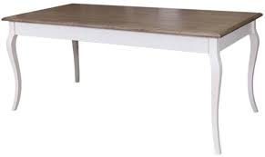 Find new kitchen & dining tables for your home at. Casa Padrino Country Style Kitchen Table White Brown Various Sizes Dining Table With Curved Legs