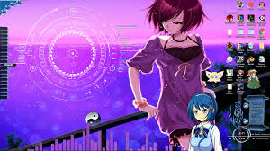Maybe you would like to learn more about one of these? Purple Anime Theme Rainmeter Layout By Scopt1 On Deviantart