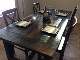 Distressed Farm Table Project Farmhouse Style Kitchen Table Farm Style Kitchen Farm Style Dining Table