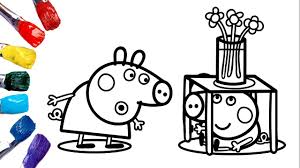 Peppa pig coloring pages youtube. Peppa Pig Coloring Pages Hide And Seek Coloring Book For Kids Youtube