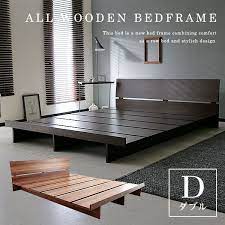 楽天市場 ベッド ベッドフレーム ダブル ダブルベッド フレーム ロータイプ ローベッド すのこベッド すのこ フロアベッド ベット ダブルベット マットレス ステージベッド おしゃれ 北欧風 新生活 おすすめ サイズ d 木製 barocca バロッカ ローベッド ベッド