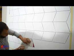 اصنع بنفسك ديكور خداع بصري ثري دي طريقة سهلة جدا optical illusion 3d wall design youtube pintura de parede pintura parede decoracao de parede
