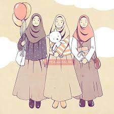  Kartun Muslimah Cantik Jutaan Gambar Islamic Cartoon Hijab Cartoon Anime Muslim