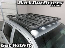 Toyota Tacoma Double Cab Rhino Rack Backbone 60 X 49 Pioneer Platform Roof Rack 05 19 Rack Outfitters Tru Toyota Tacoma Toyota Tacoma Double Cab Roof Rack