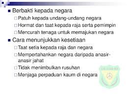 Semangat patriotik beliau sentiasa dalam dirinya. Topik 22 Taat Setia Kepada Raja Dan Negara Ppt Download